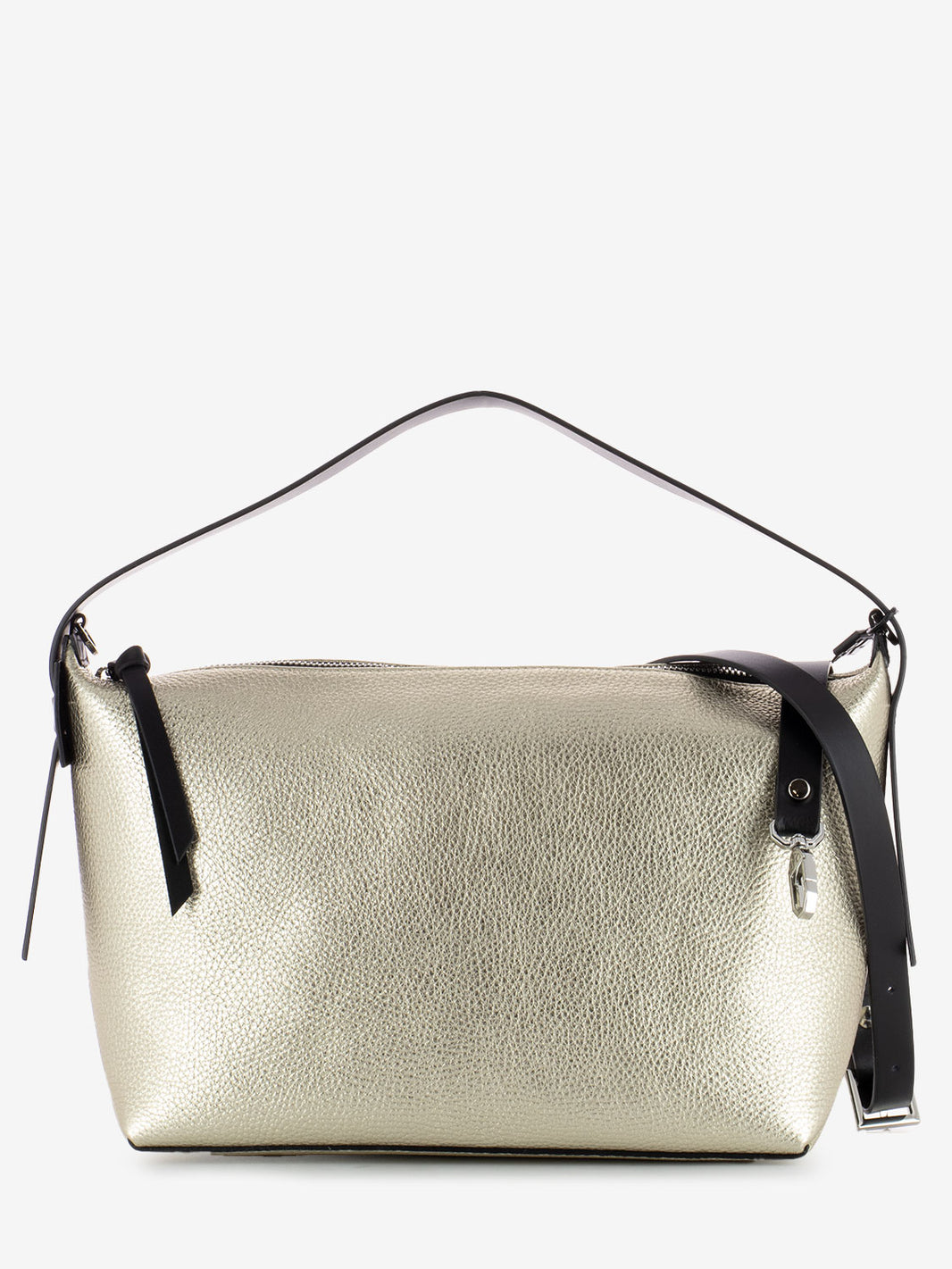 Borsa Hobo Giovanna dollaro laminato gold