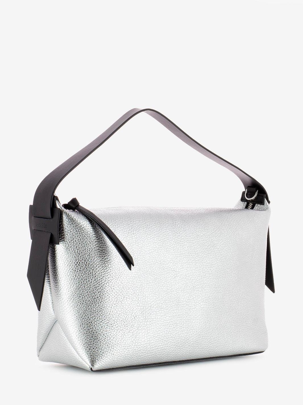 Borsa Hobo Giovanna dollaro laminato silver