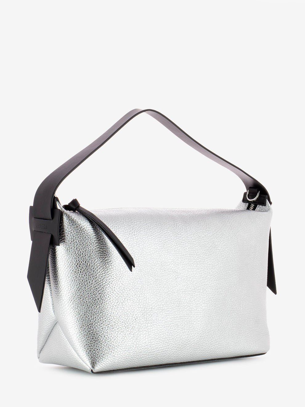 Borsa Hobo Giovanna dollaro laminato silver