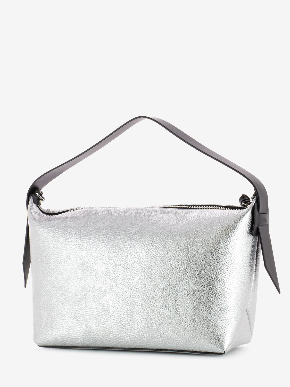Borsa Hobo Giovanna dollaro laminato silver