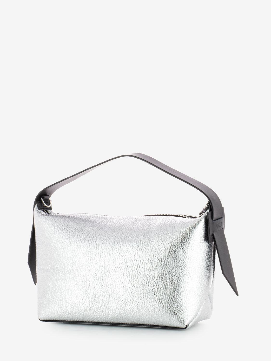 Borsa Hobo S Gilda dollaro laminato silver