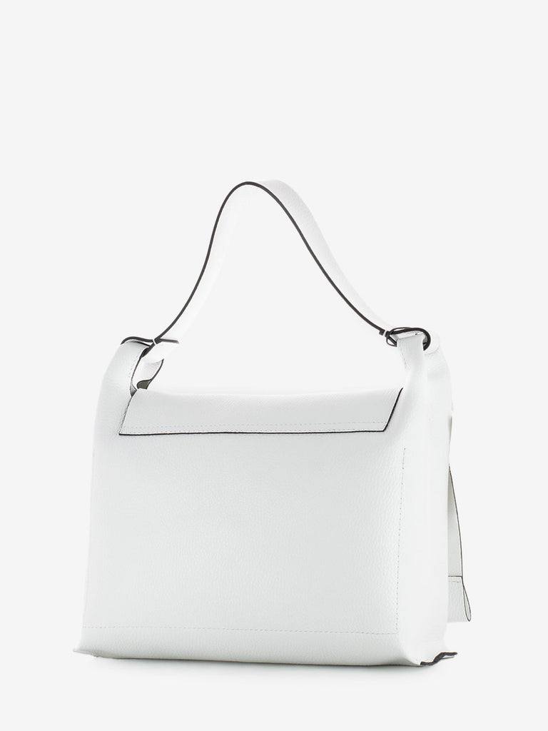 REBELLE - Borsa satchel Ornella white