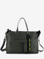 REBELLE - Shopping bag Teti M dollaro olive