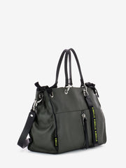 REBELLE - Shopping bag Teti M dollaro olive