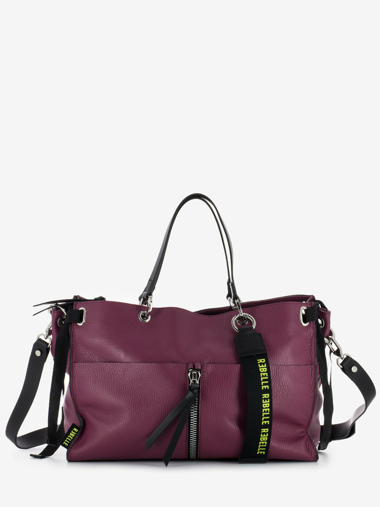 REBELLE - Shopping bag Teti M dollaro purple