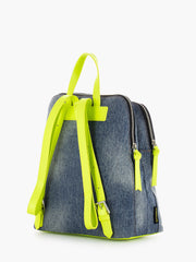 REBELLE - Zaino Diana denim / lime