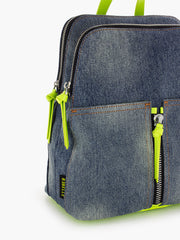 REBELLE - Zaino Diana denim / lime