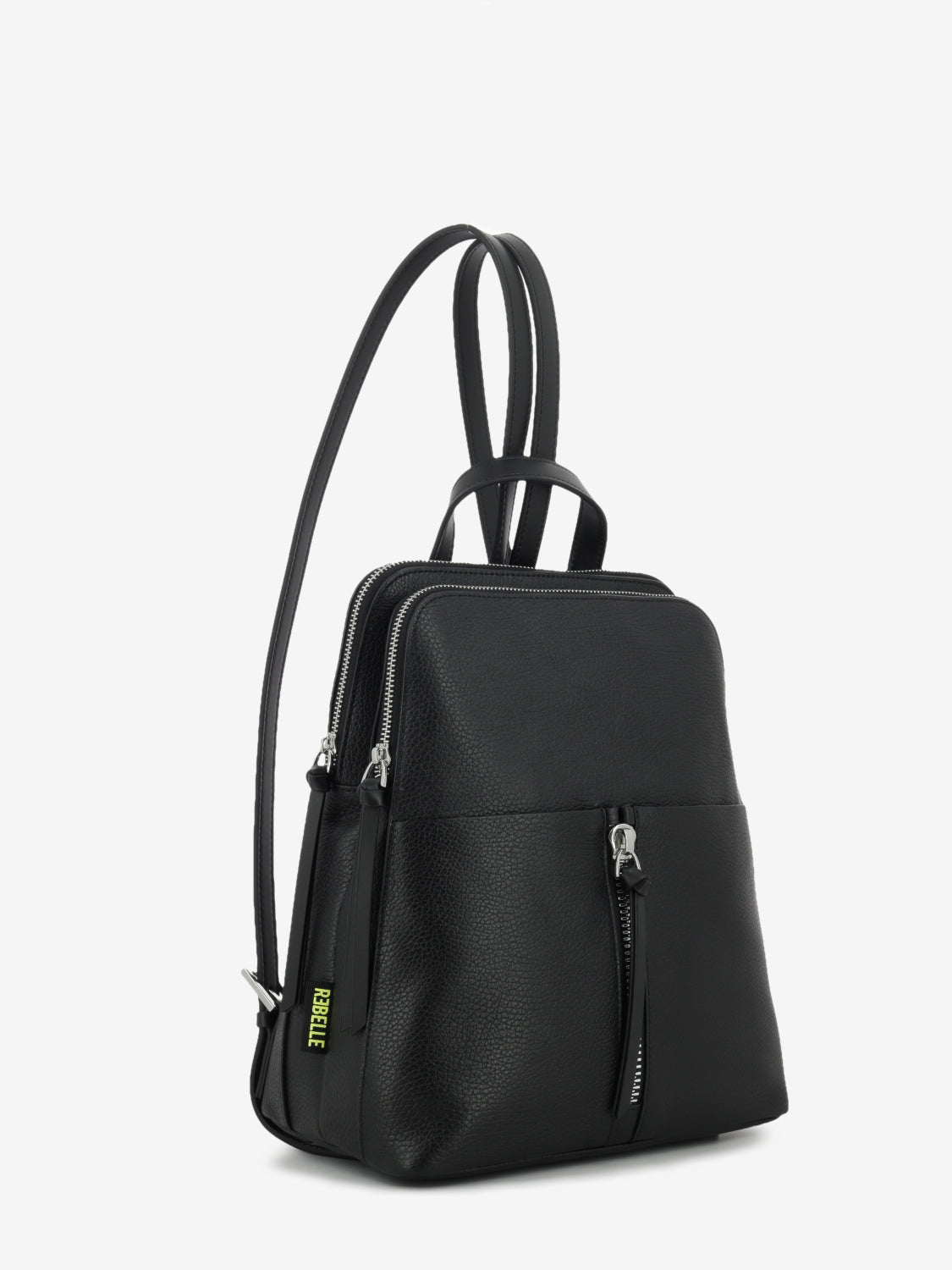 Diana backpack in black dollar leather