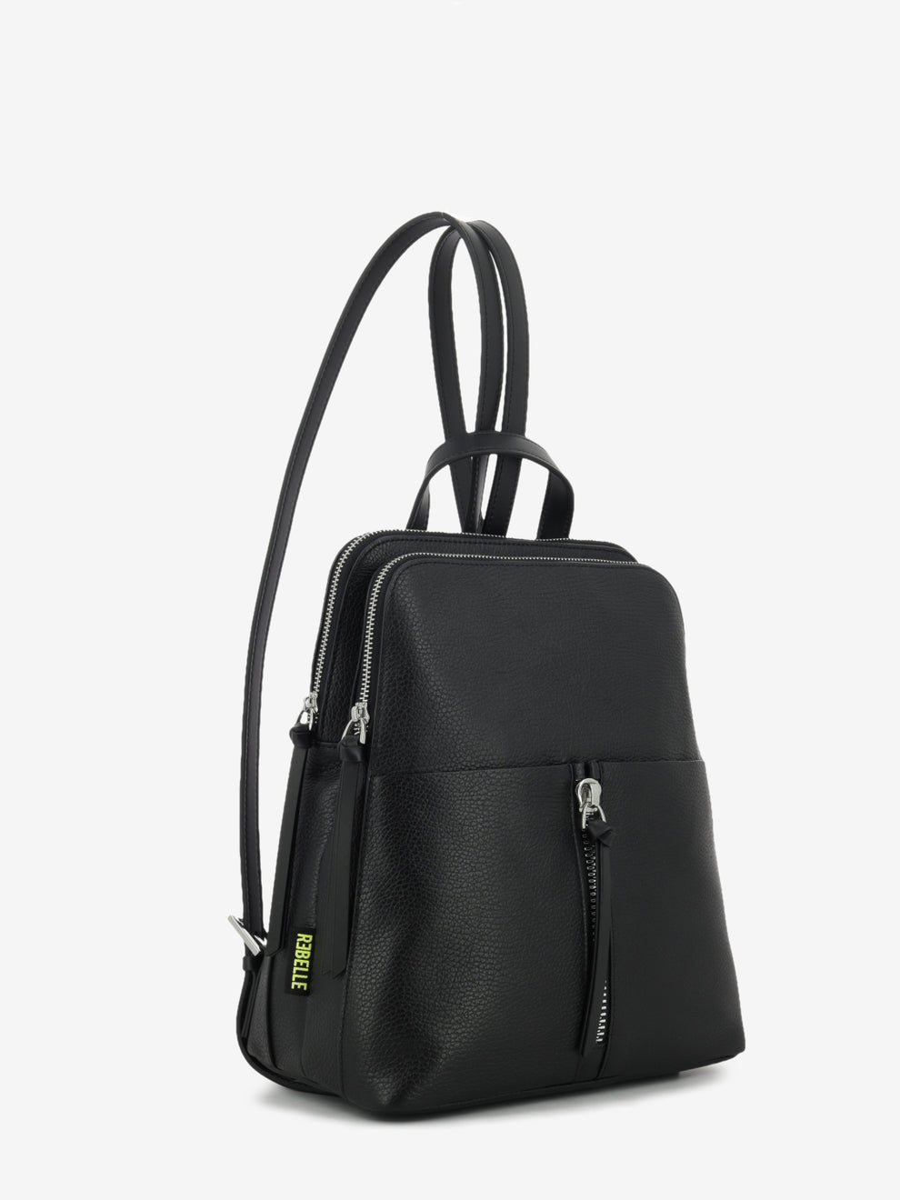 Diana backpack in black dollar leather