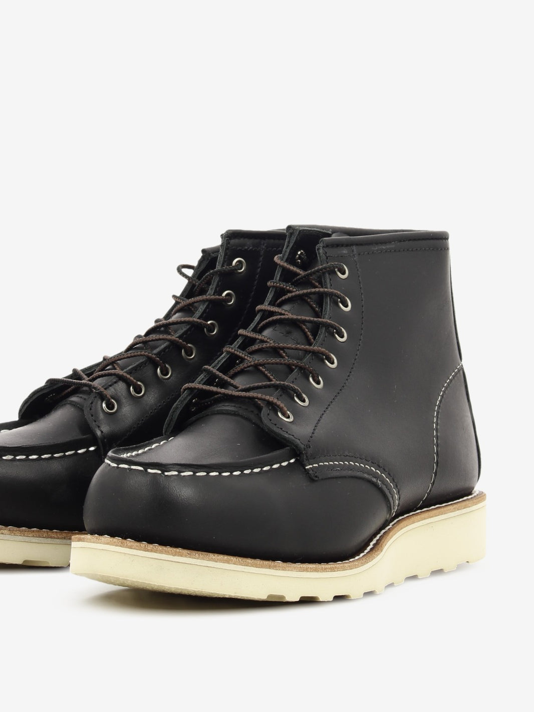 6'' classic moc toe black