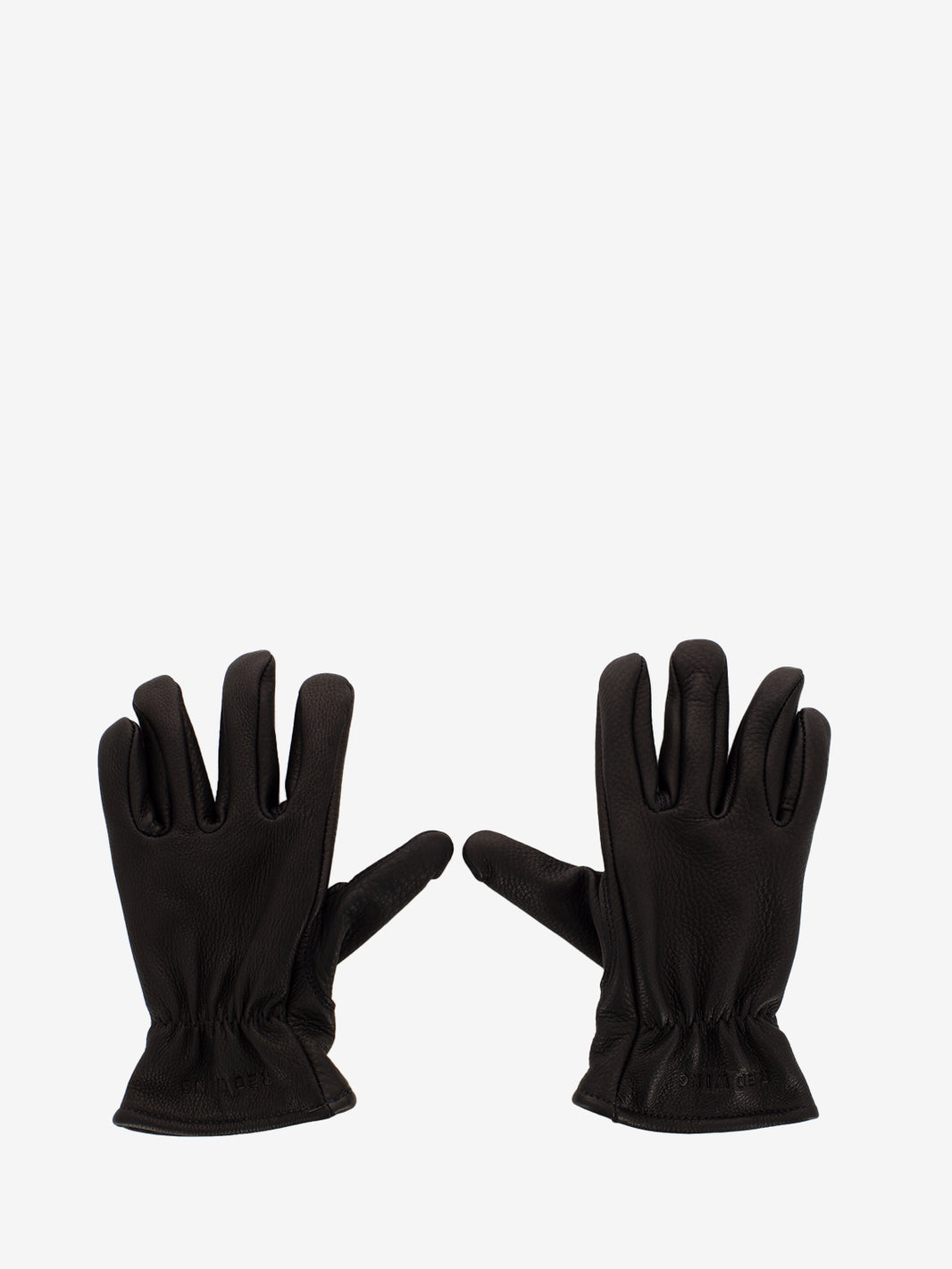 Guanti lined buckskin black