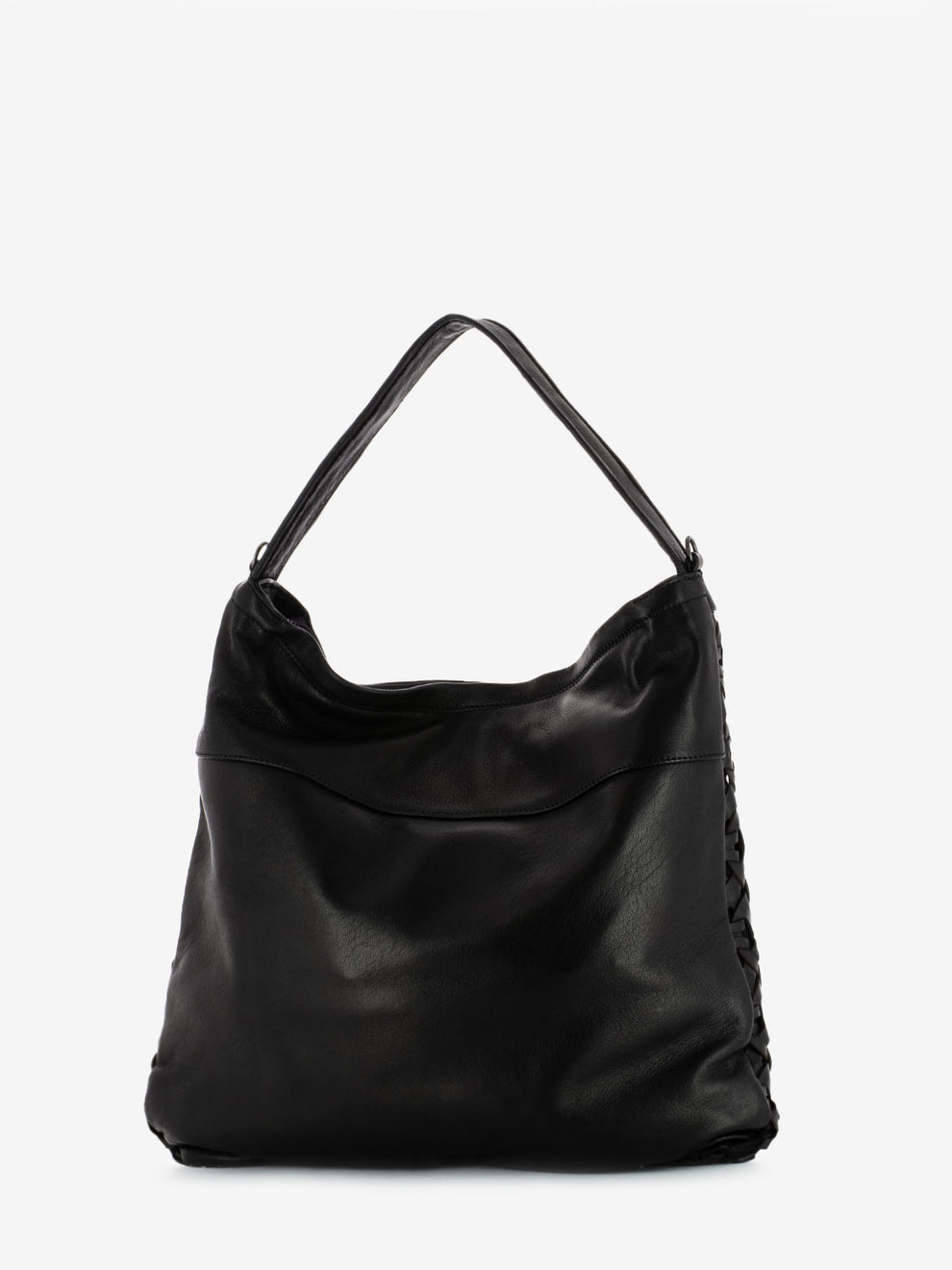 Black Braided Shopper Ring