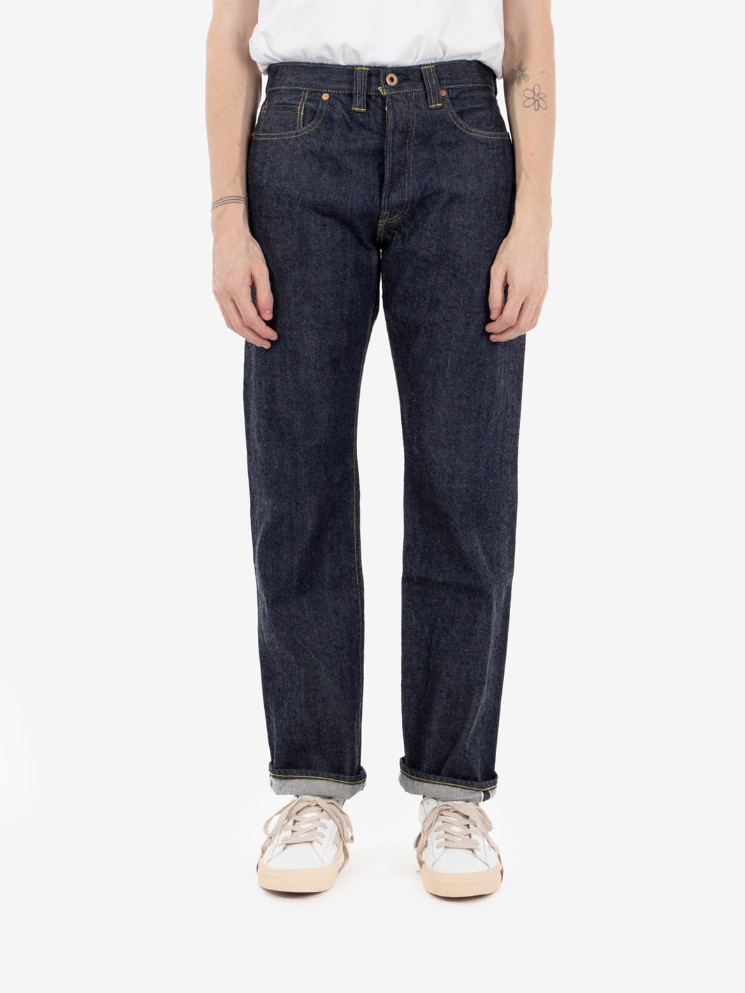 C/100 DENIM WIDE LEG PANT L34 714-4_L34_DEN1