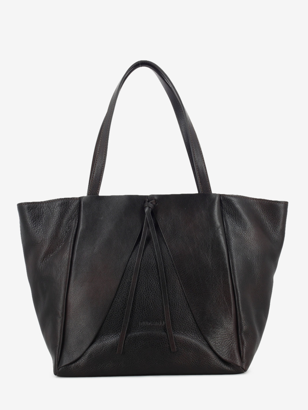Borsa in pelle testa di moro