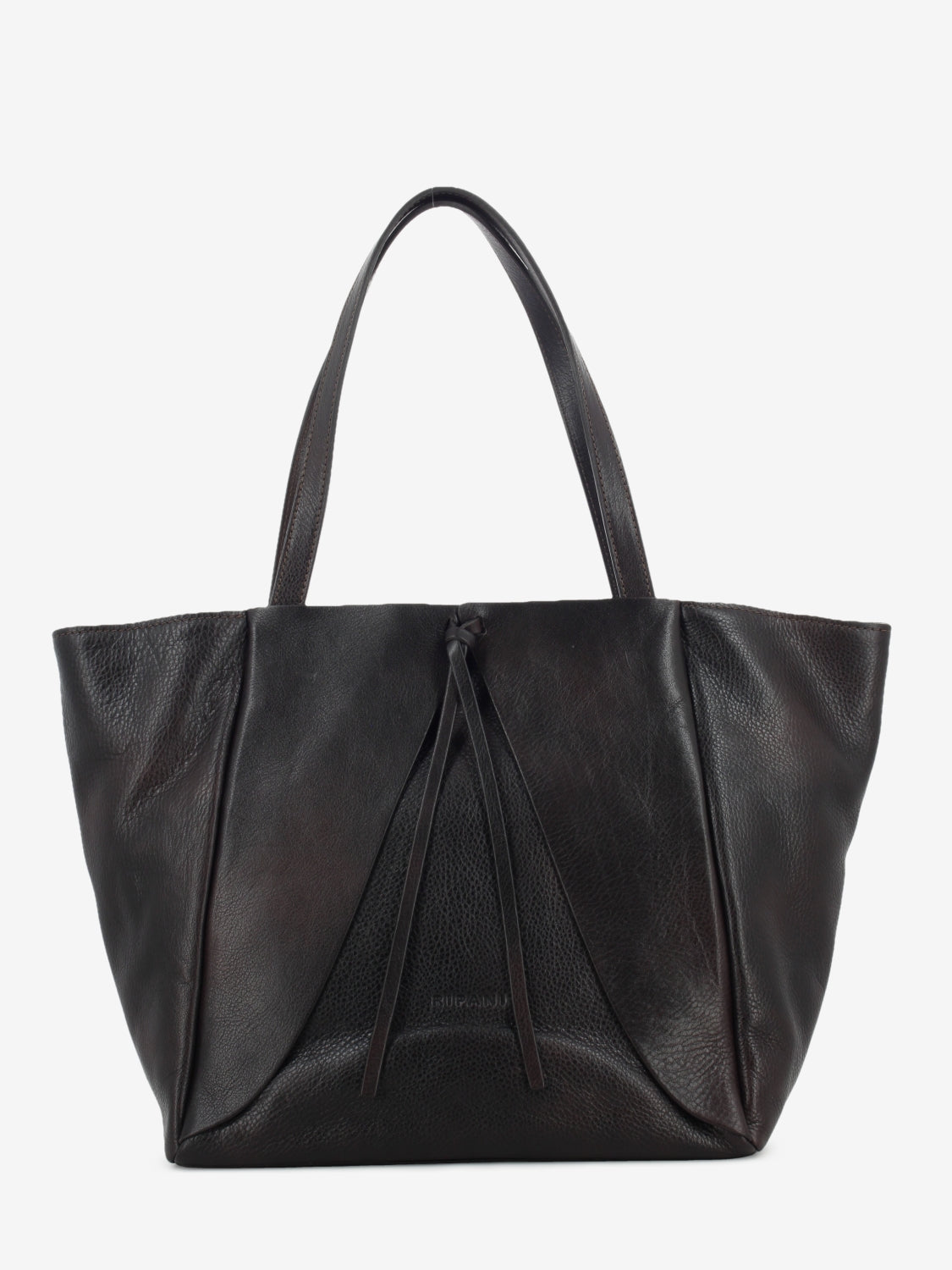 Borsa in pelle testa di moro