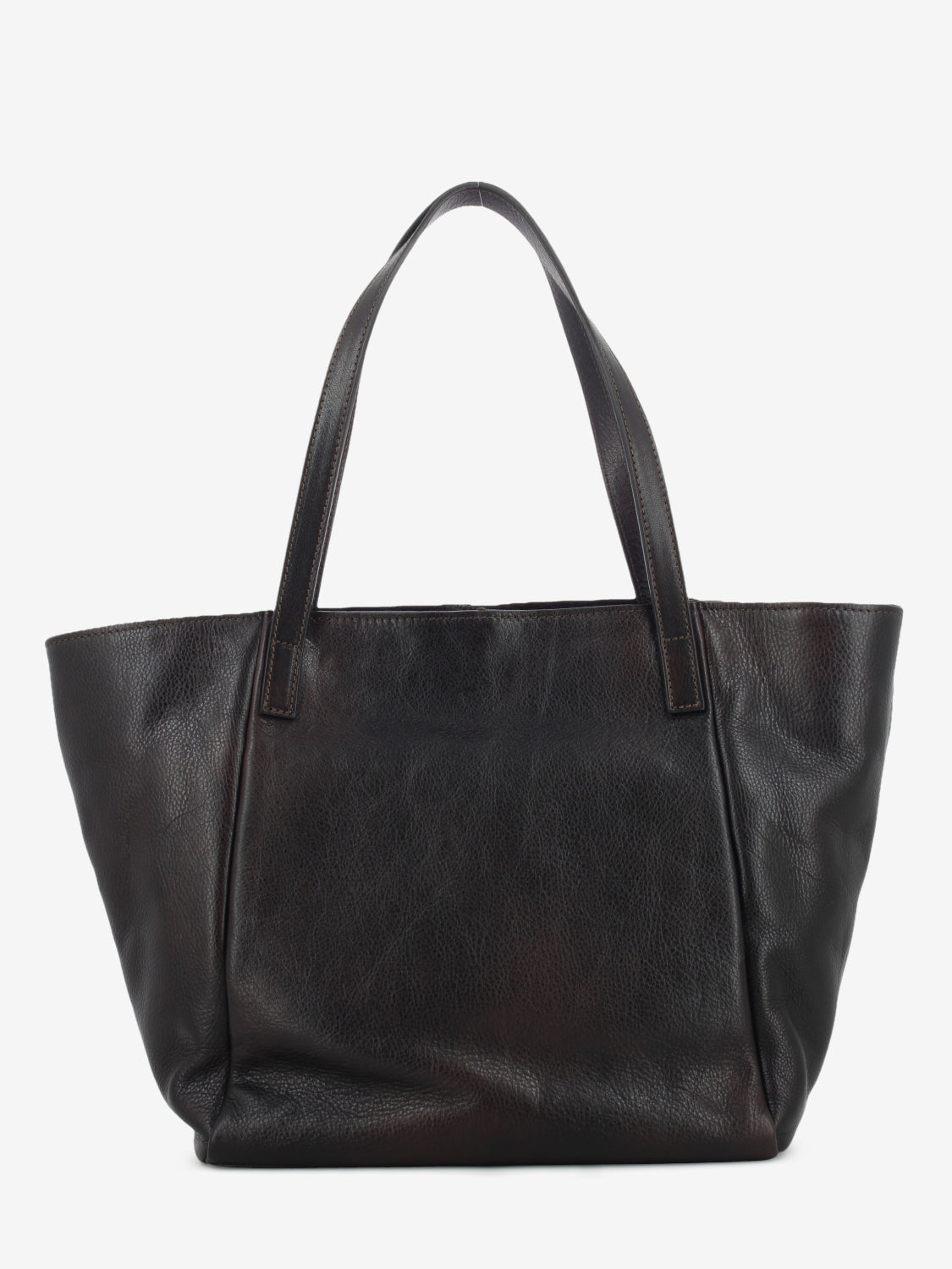 Borsa in pelle testa di moro