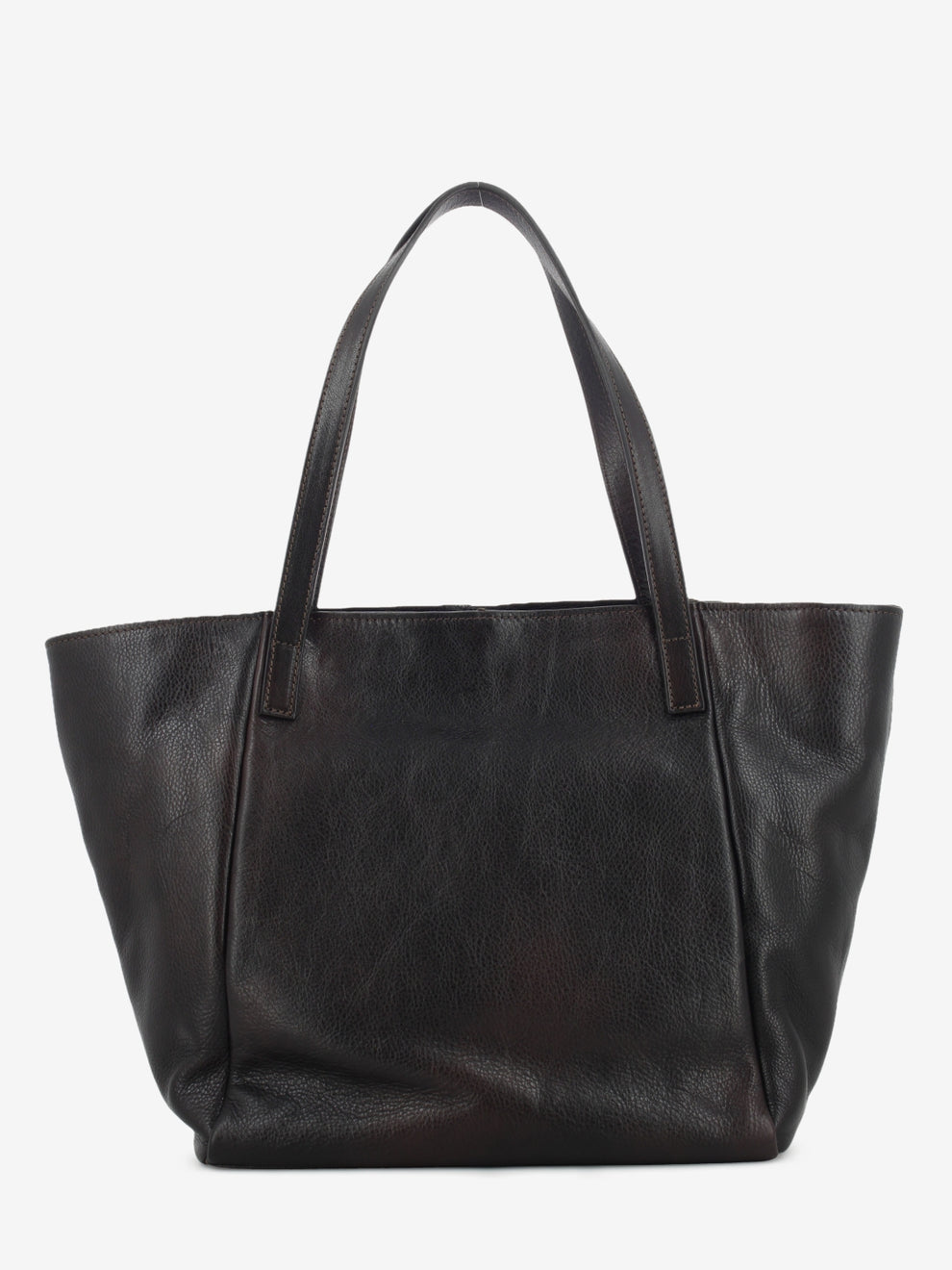 Borsa in pelle testa di moro