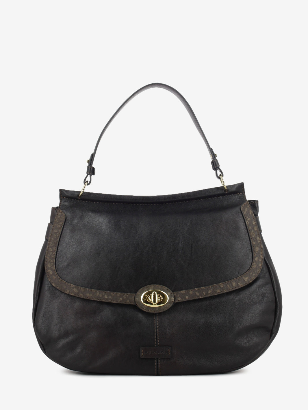 Dark brown leather Lea bag