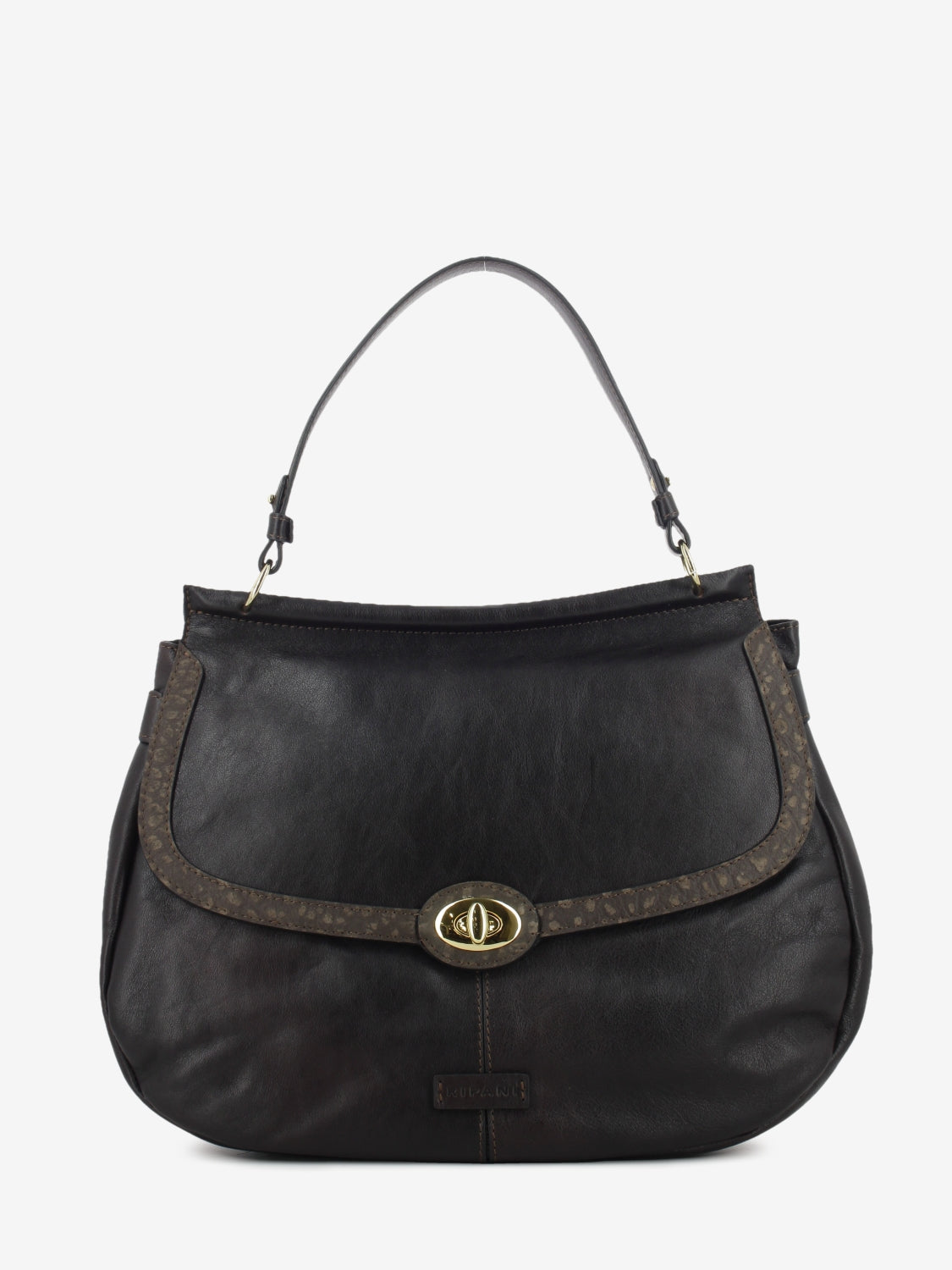 Dark brown leather Lea bag