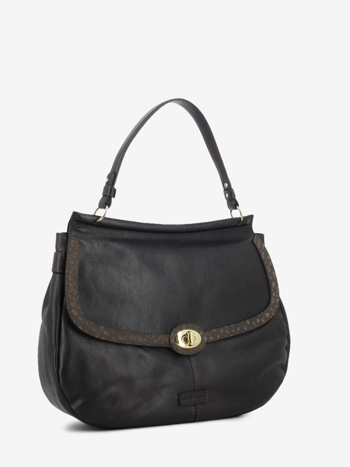Dark brown leather Lea bag