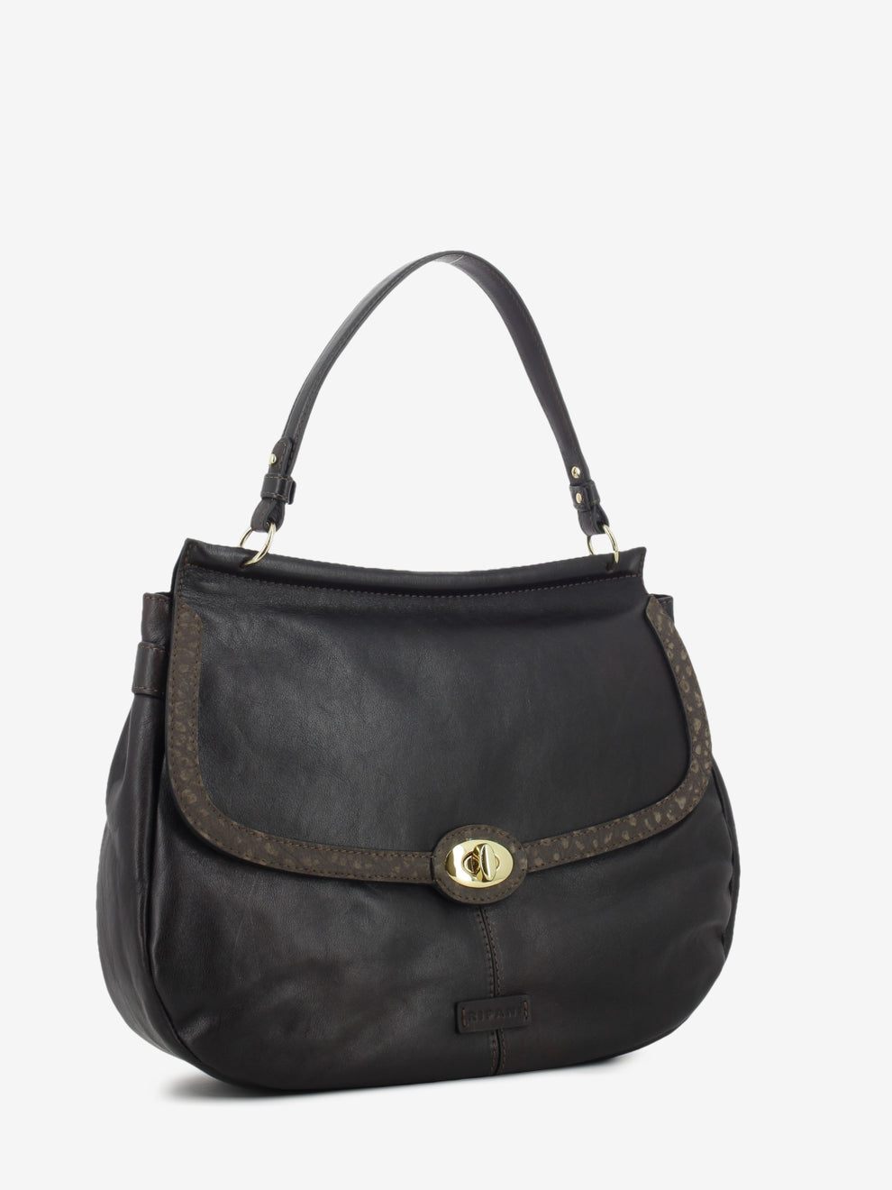 Dark brown leather Lea bag