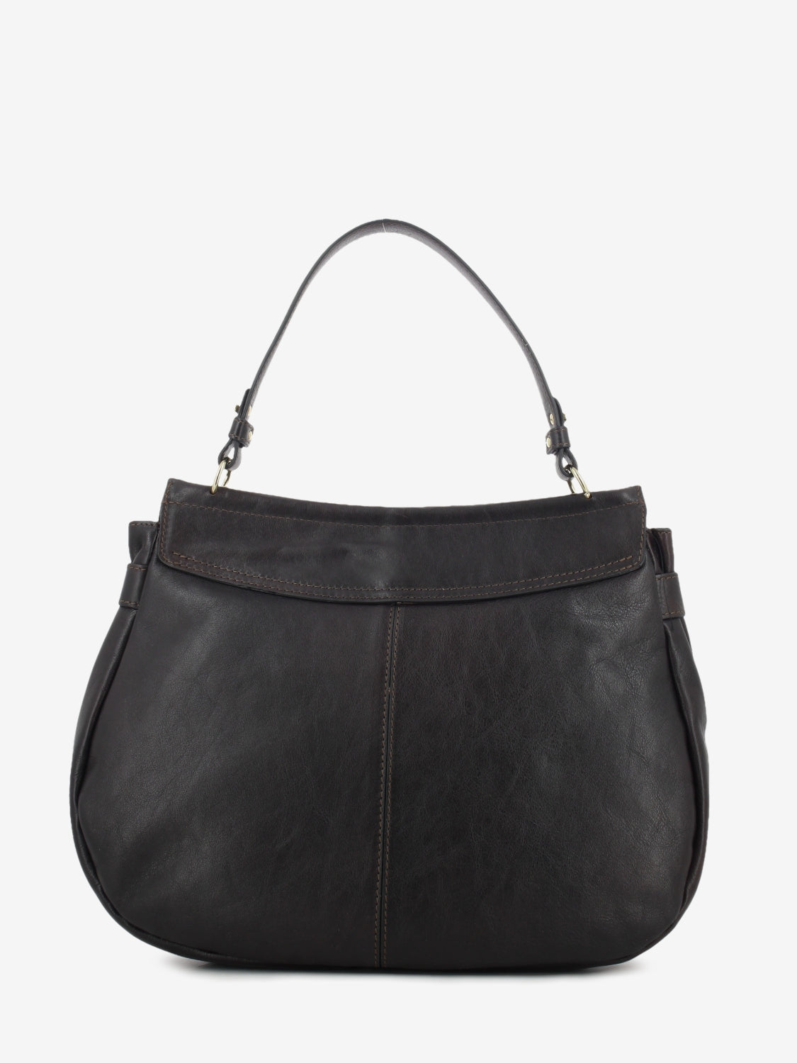 Dark brown leather Lea bag