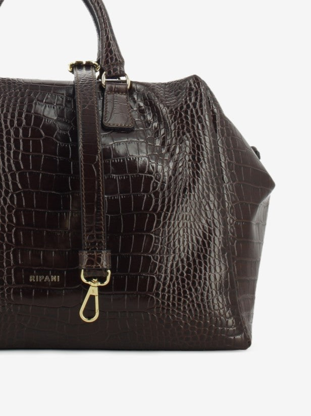 Borsa Manuela L cocco moro