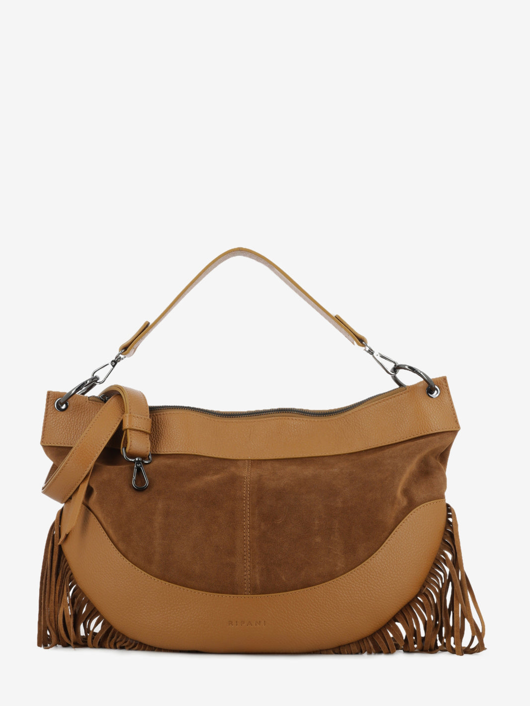 Borsa Sigrid frange biscotto