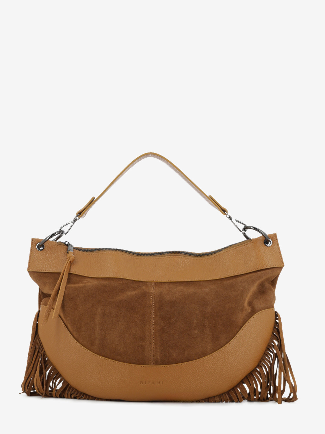 Borsa Sigrid frange biscotto
