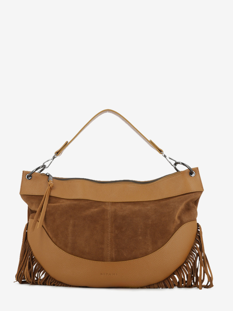 Borsa Sigrid frange biscotto