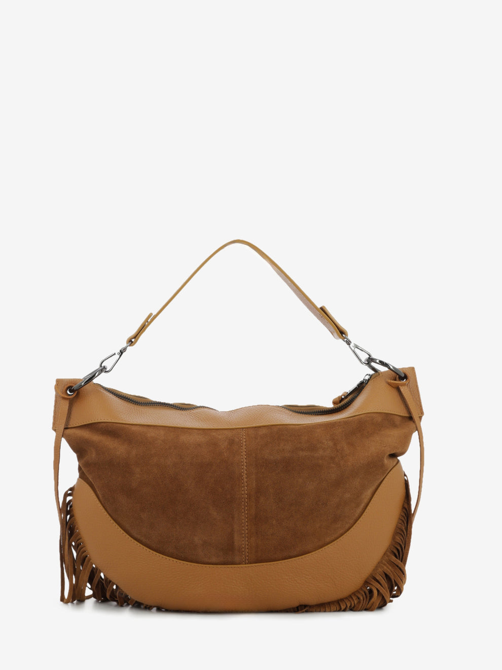 Borsa Sigrid frange biscotto