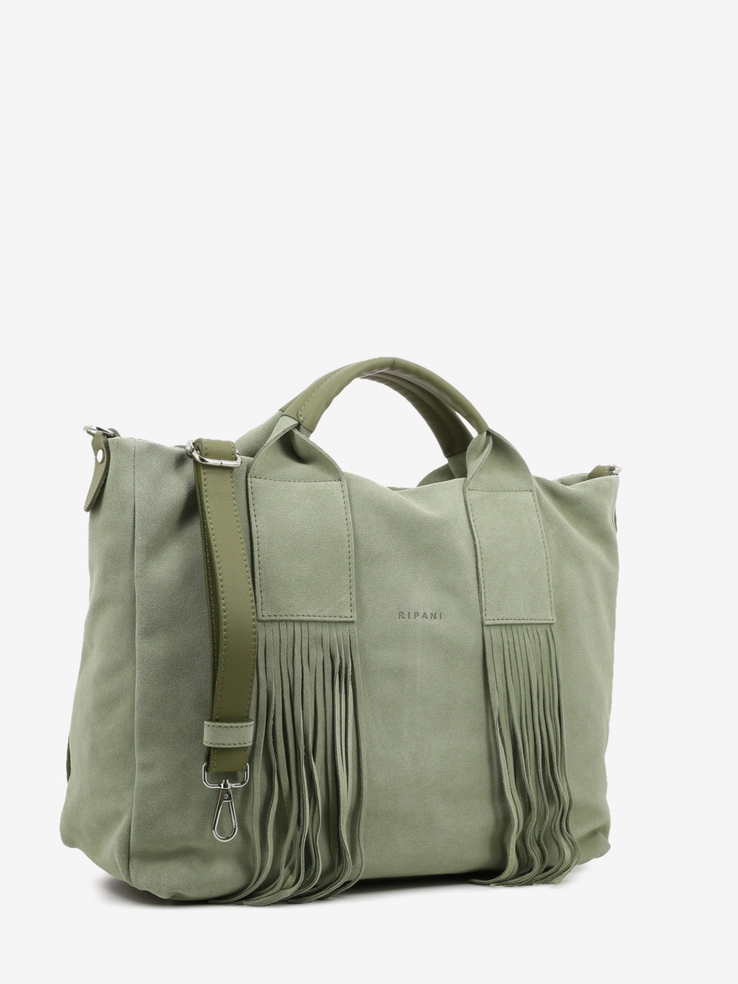 Hope Borsa a Mano in suede menta
