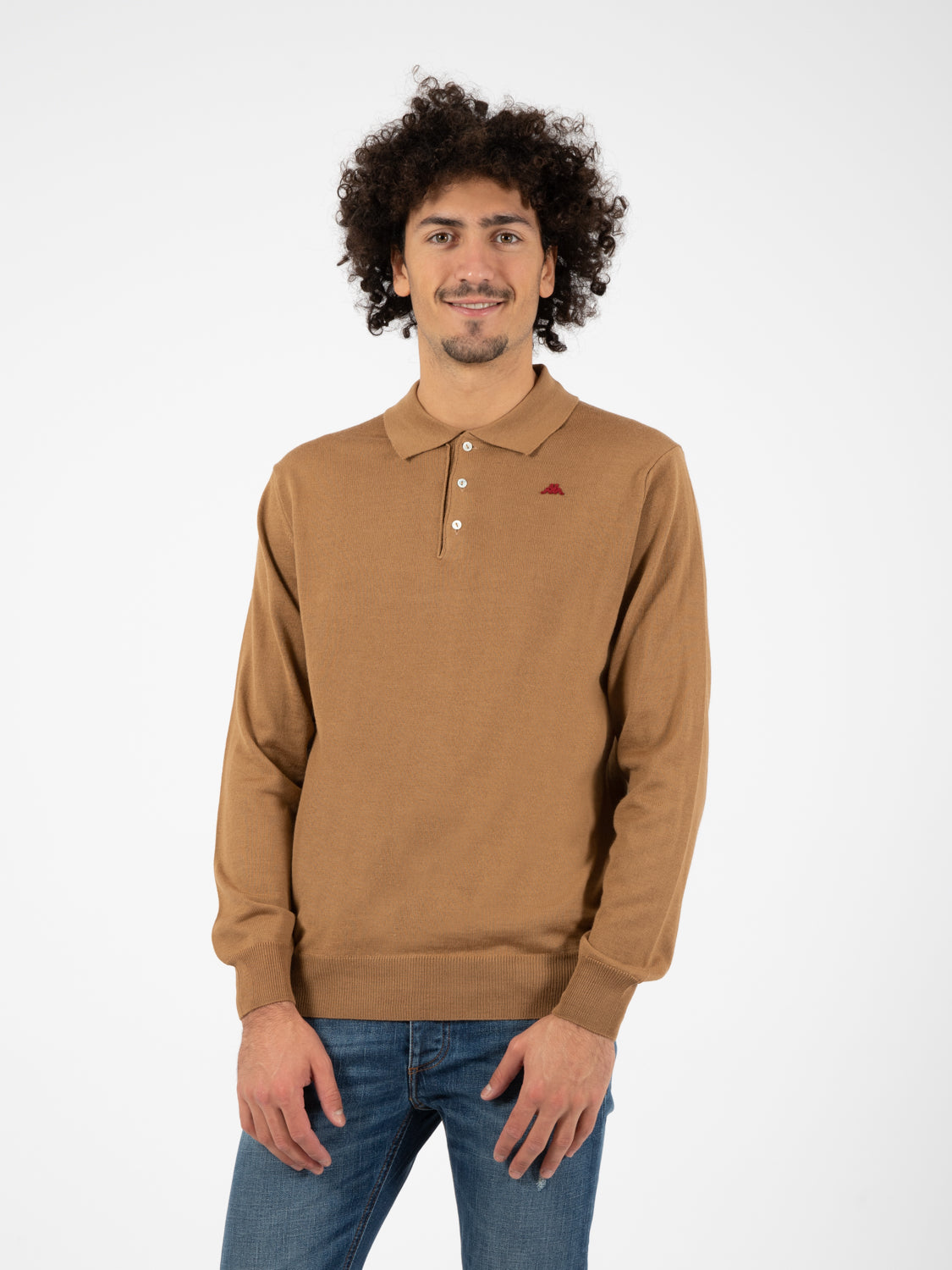 Polo Daimen Marrone cammello