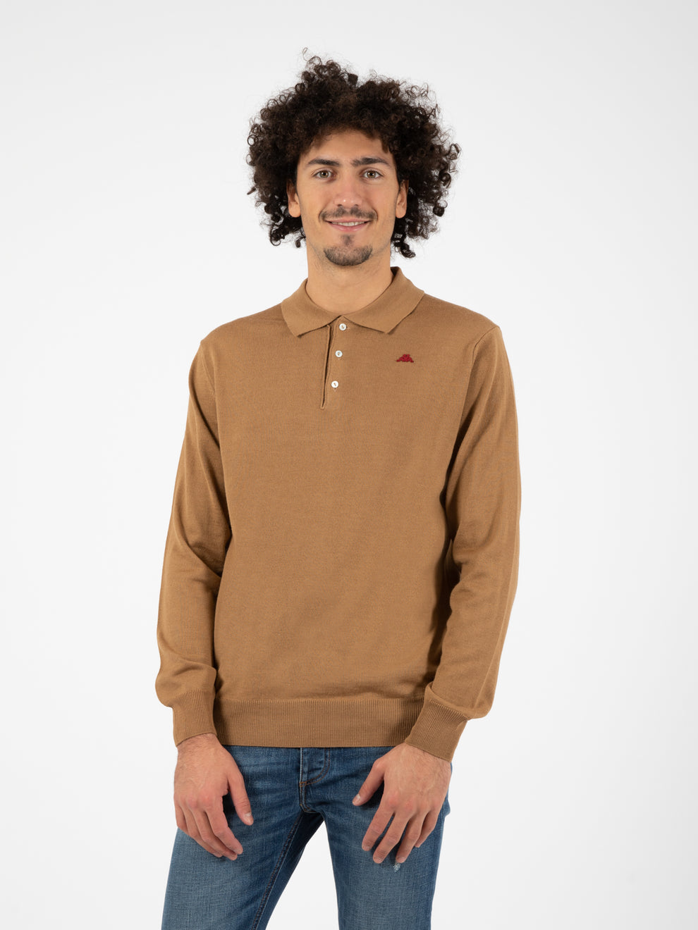 Polo Daimen Marrone cammello