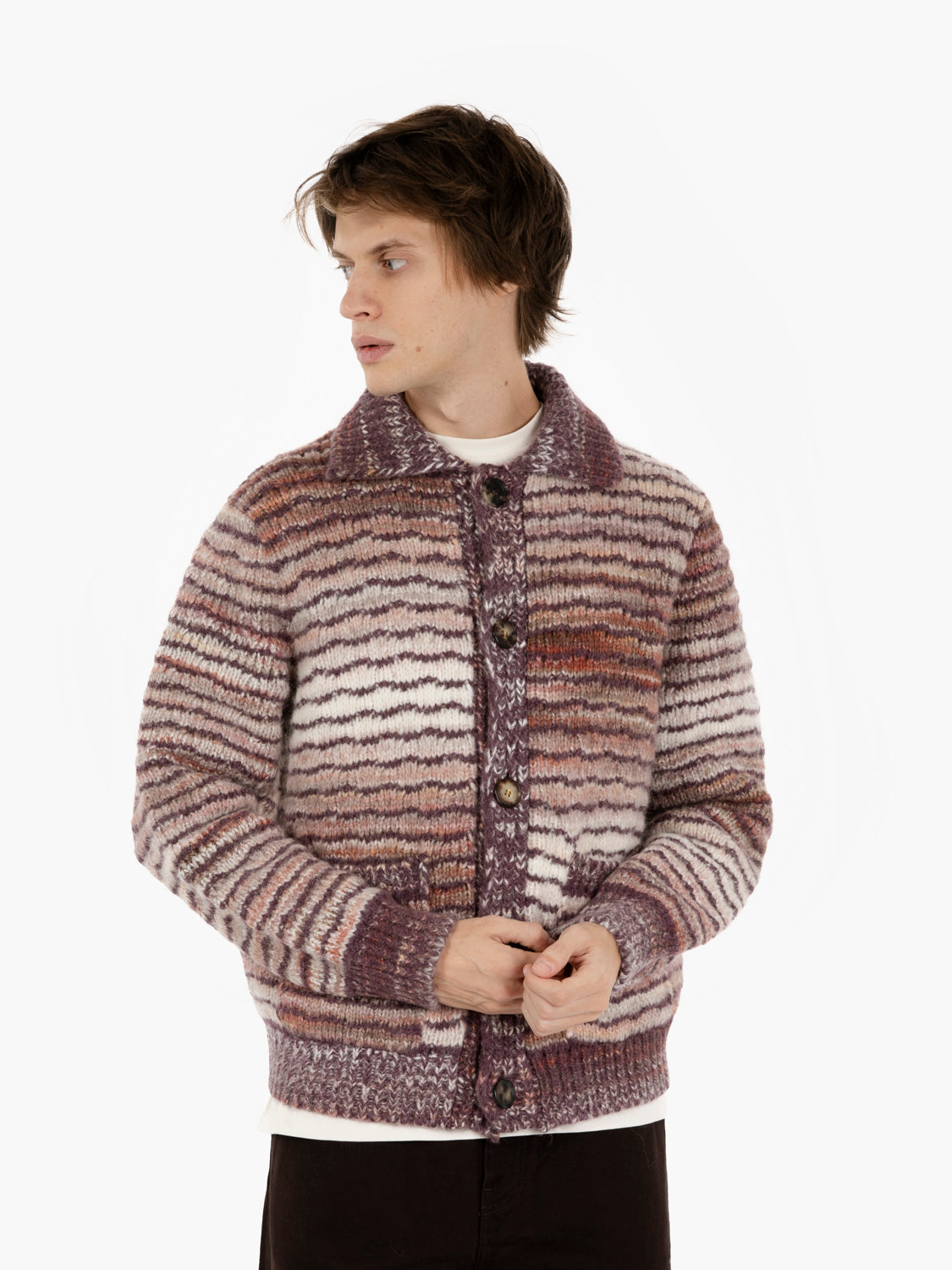 Camicia ML Jacquard multicolor