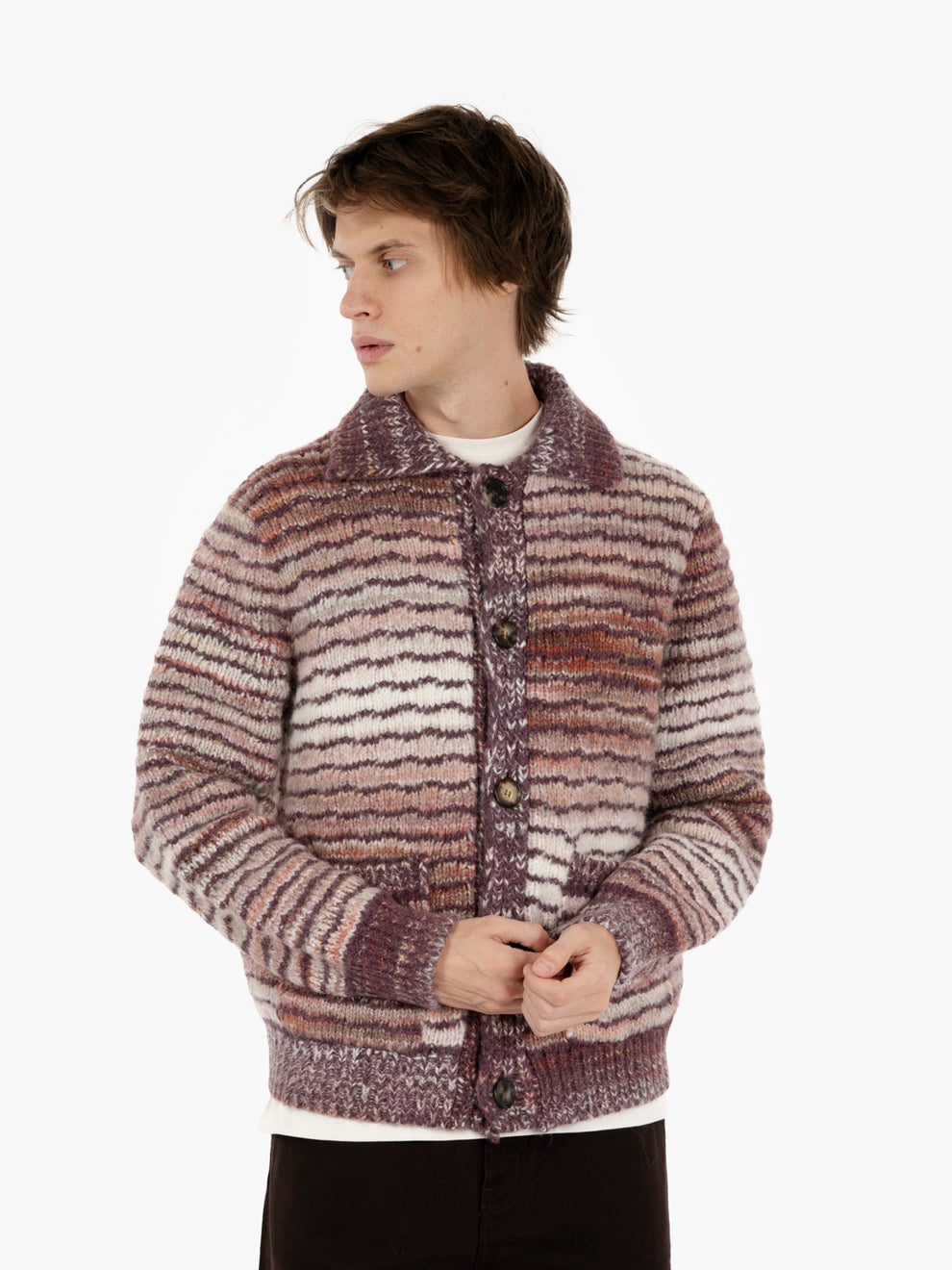 Camicia ML Jacquard multicolor