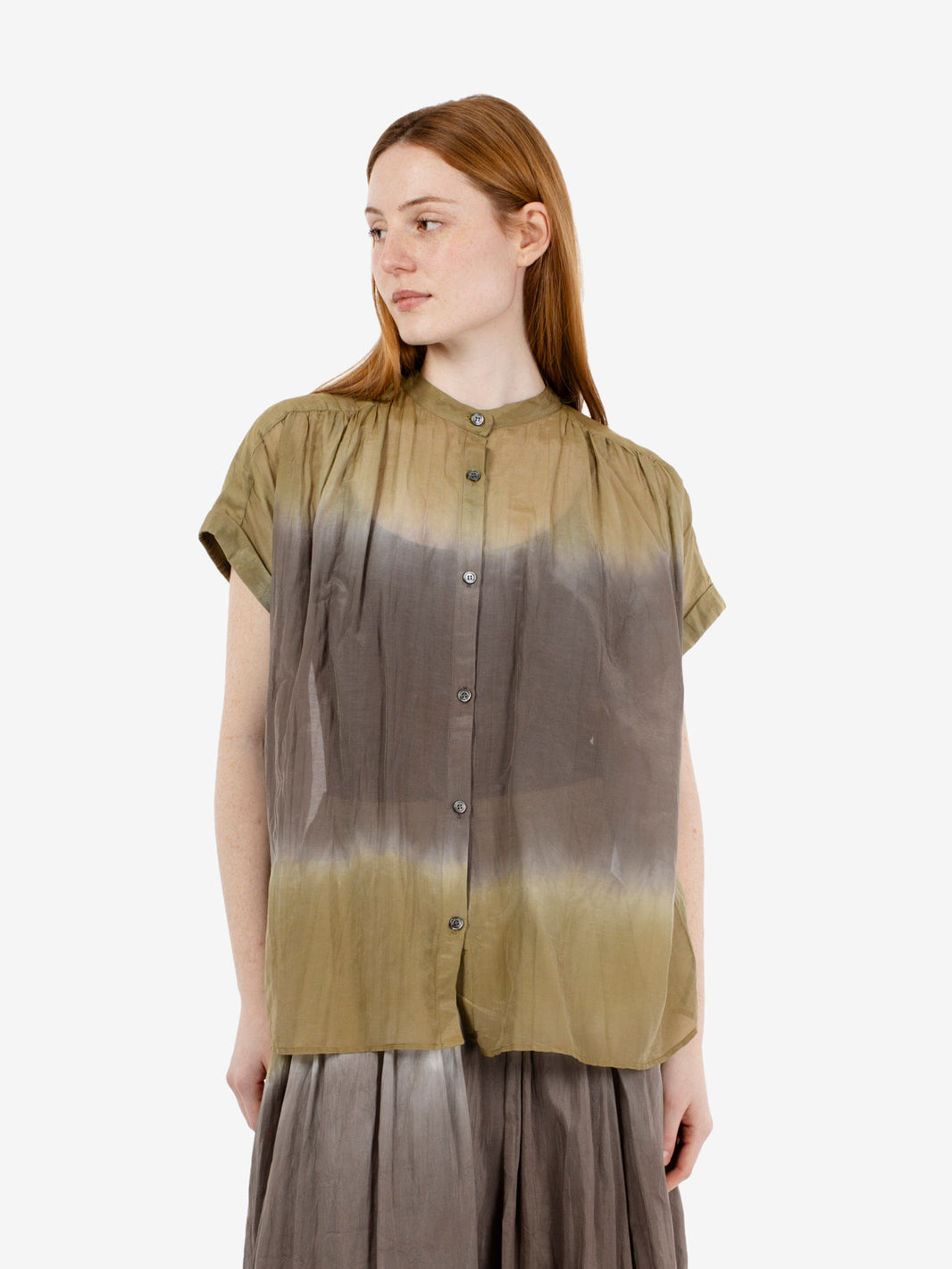 Camicia tie-dye militare / fango