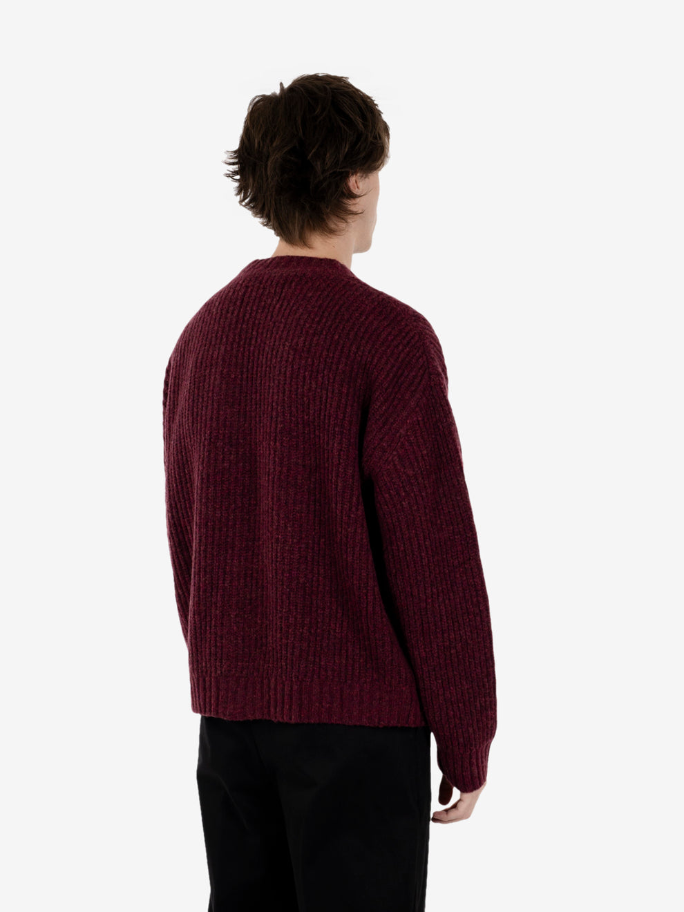 Cardigan costa inglese bordeaux