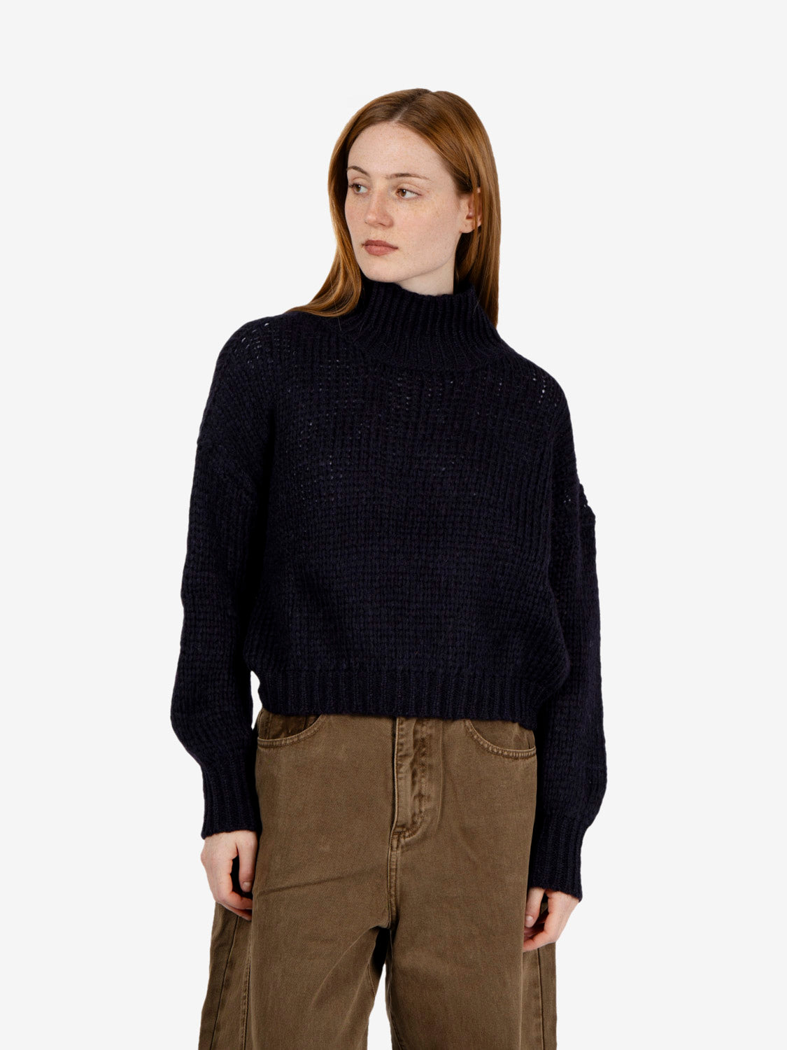 Dolcevita alpaca navy