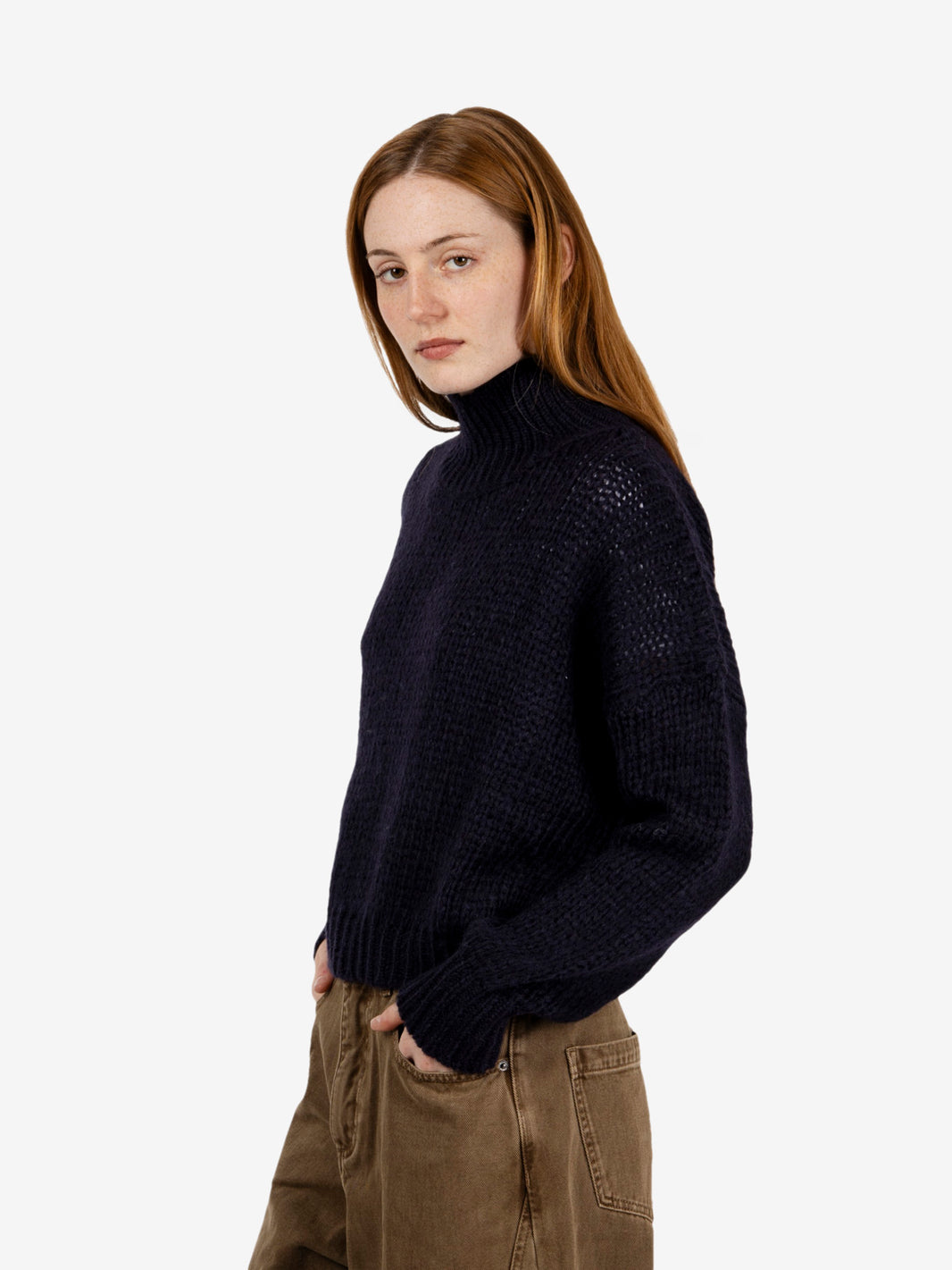 Dolcevita alpaca navy