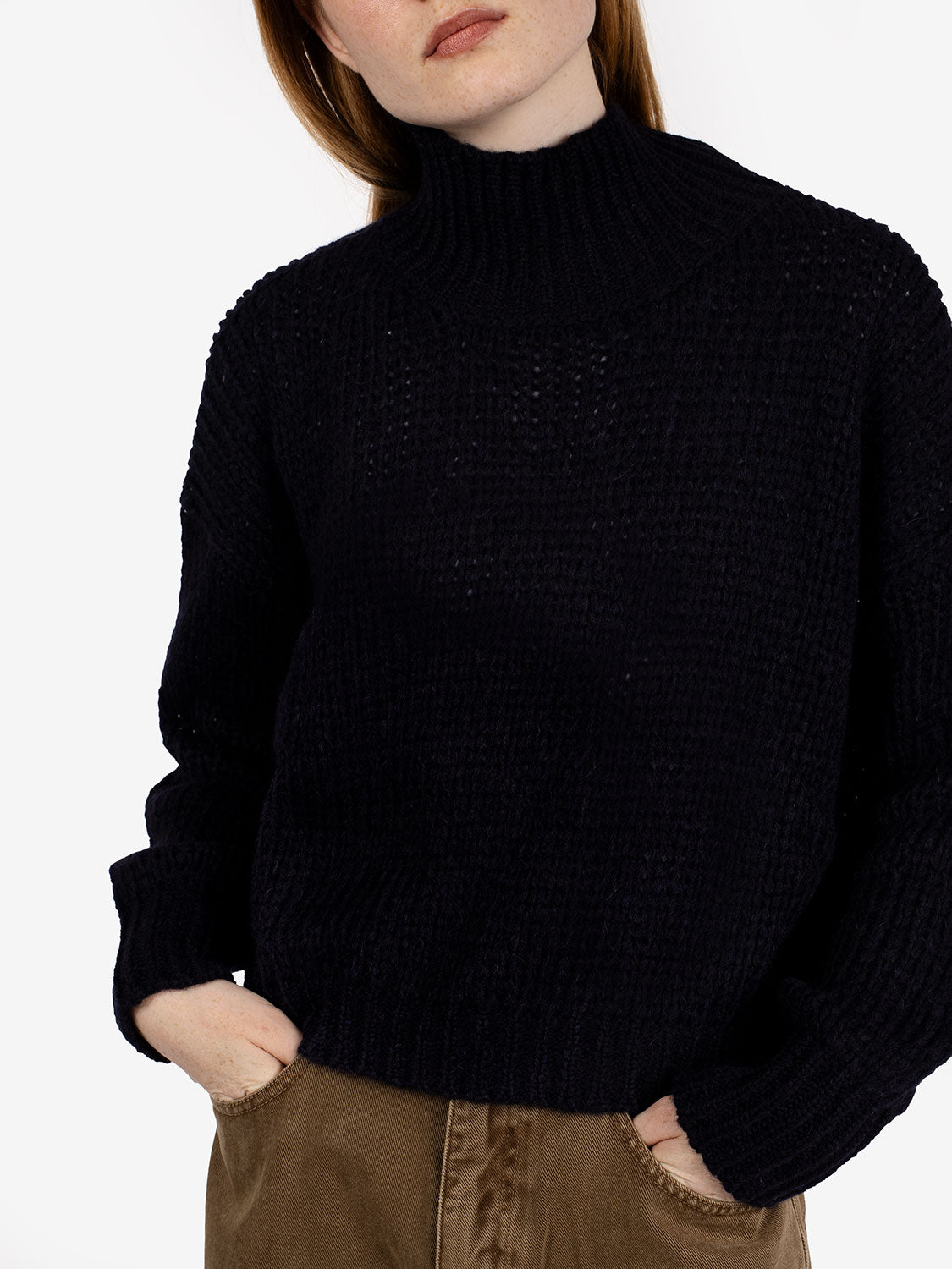 Dolcevita alpaca navy