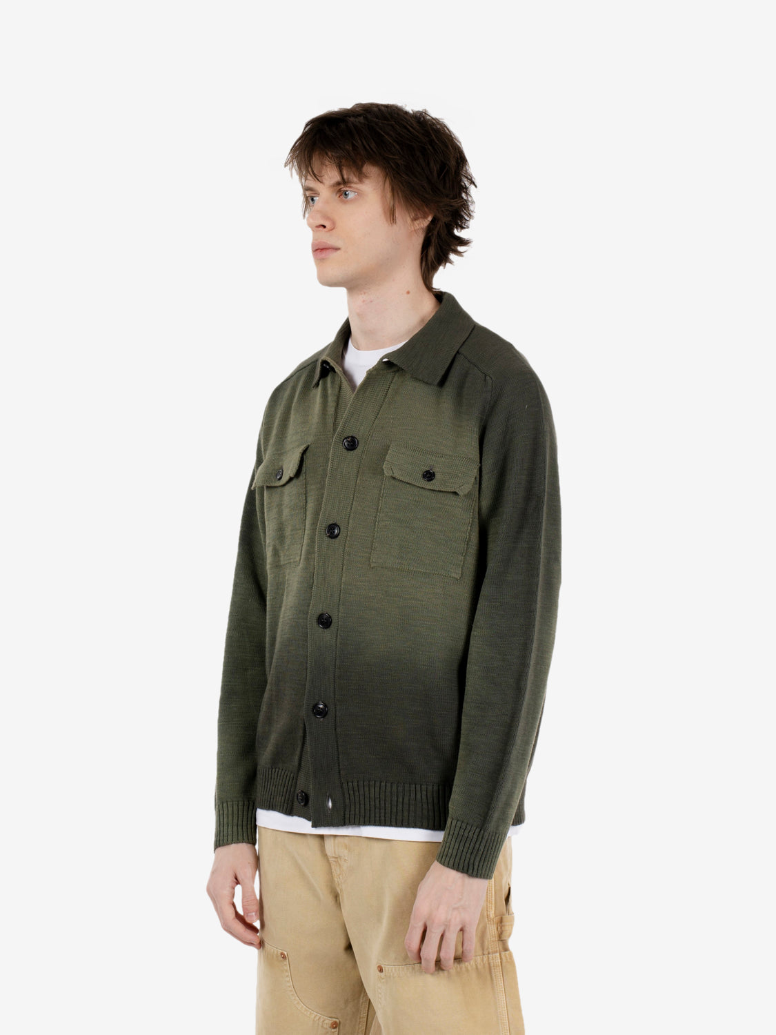 Military button-up shirt