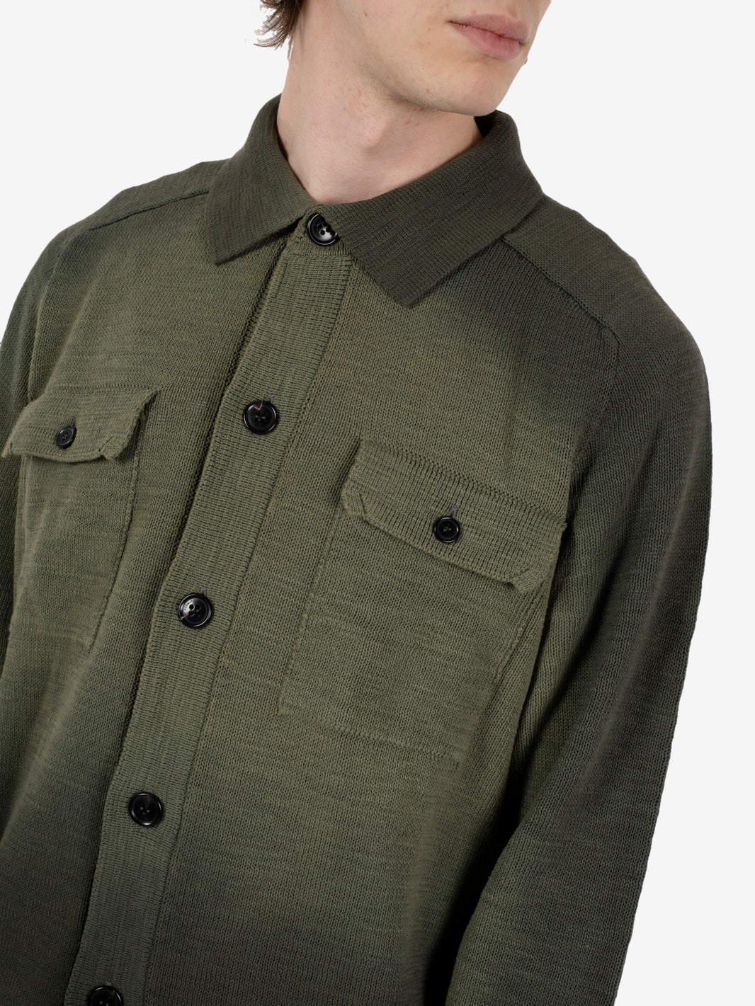 Maglia con bottoni militare