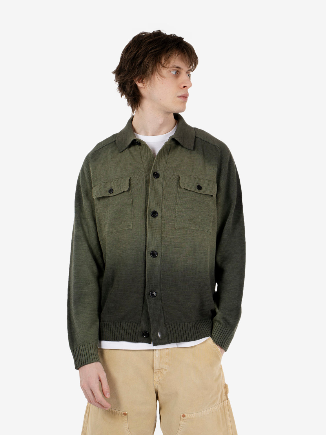 Military button-up shirt