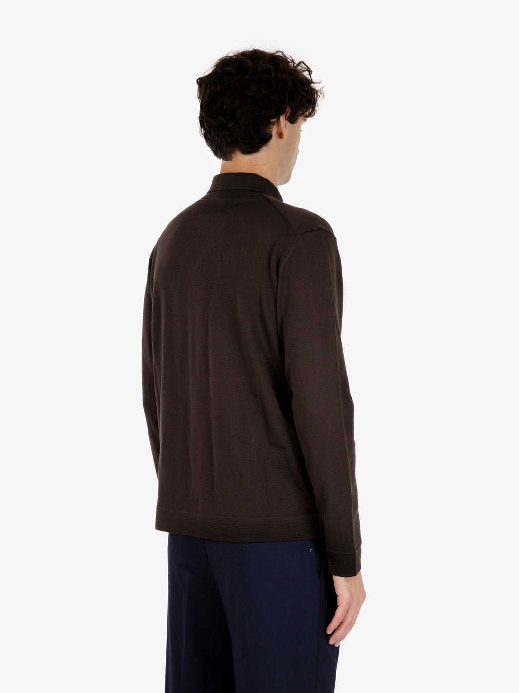 Maglia con colletto moro