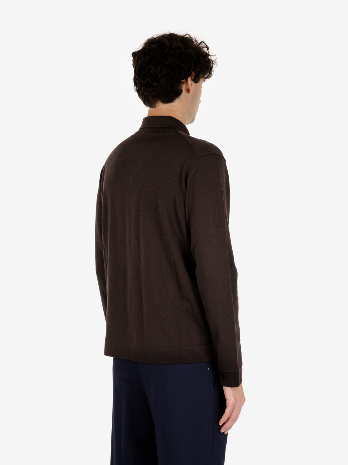 Maglia con colletto moro