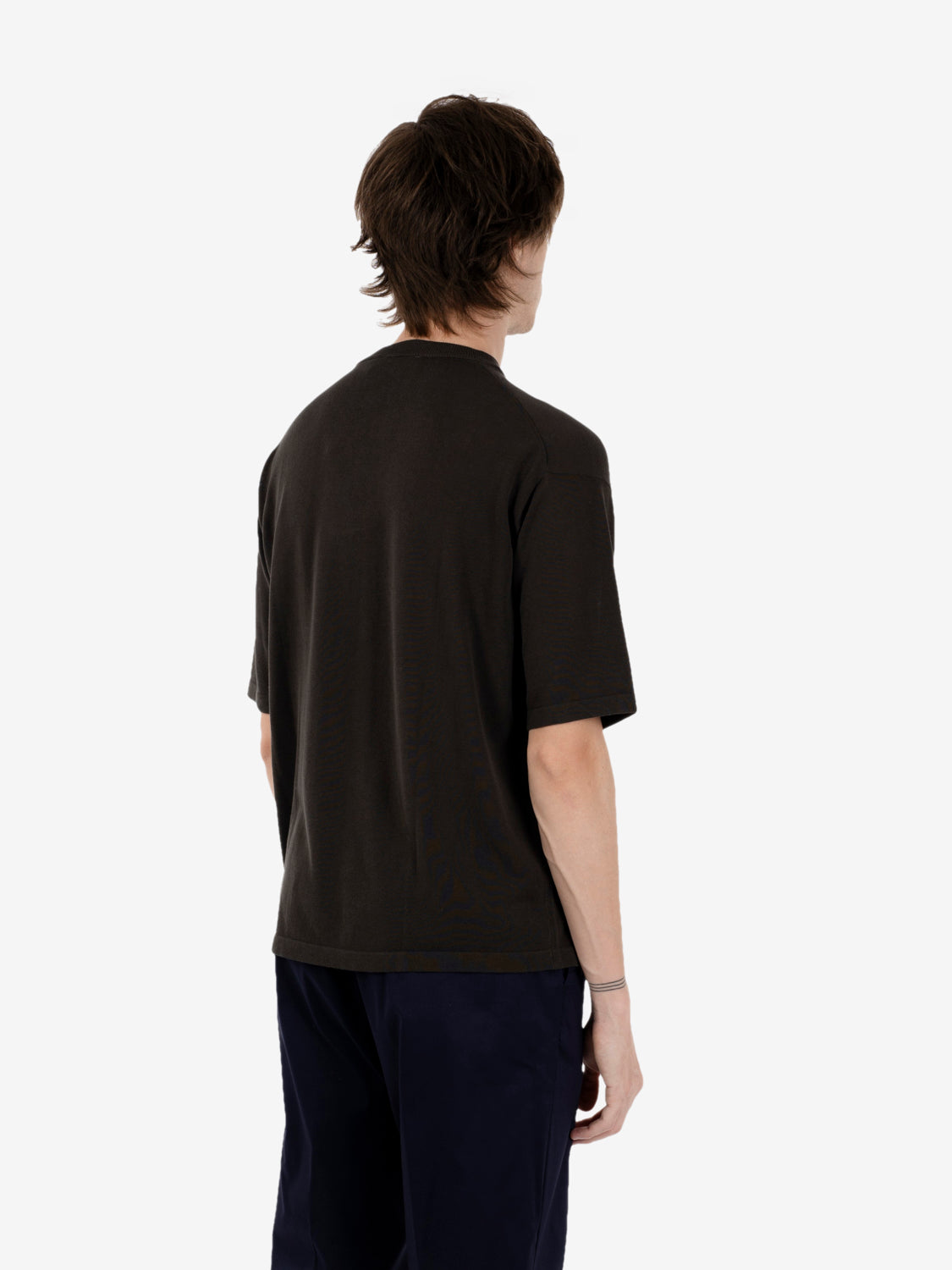 Maglia girocollo comfy fit moro