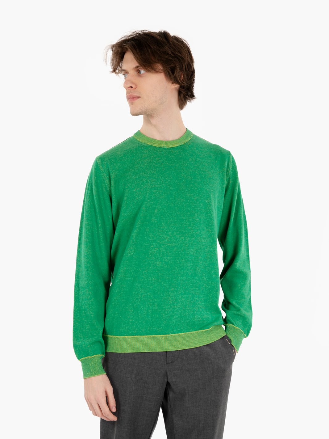 Maglia girocollo vanisè verde