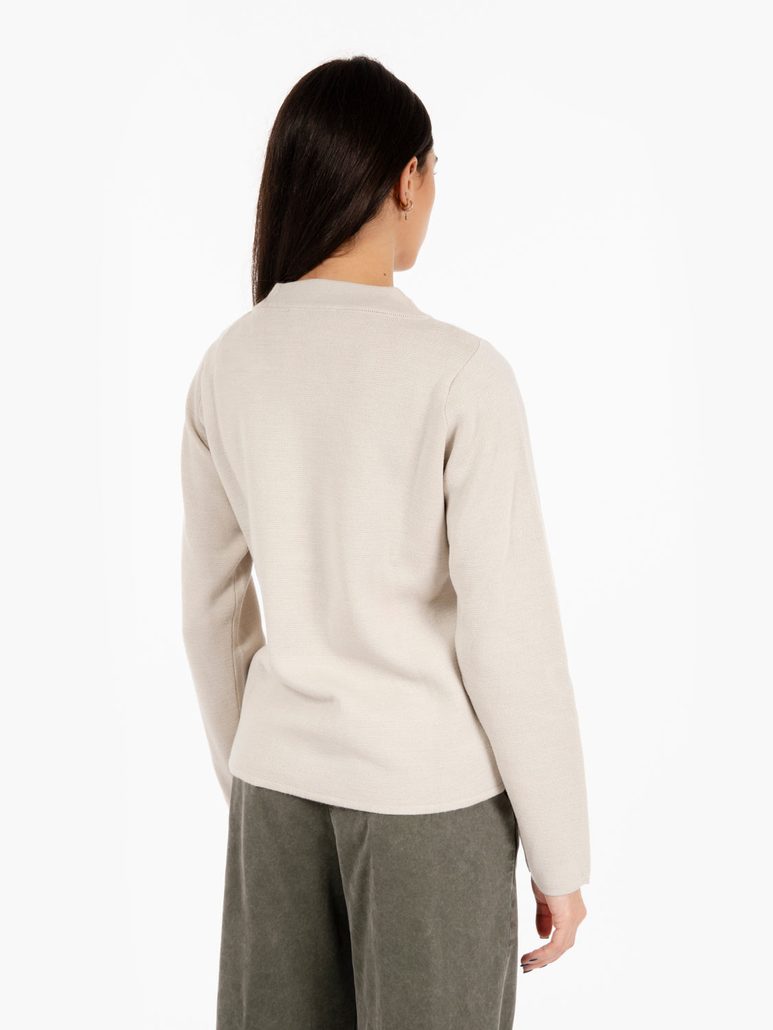 Cream Button Cardigan