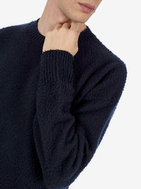 Casentino Crew Neck Sweater in Navy